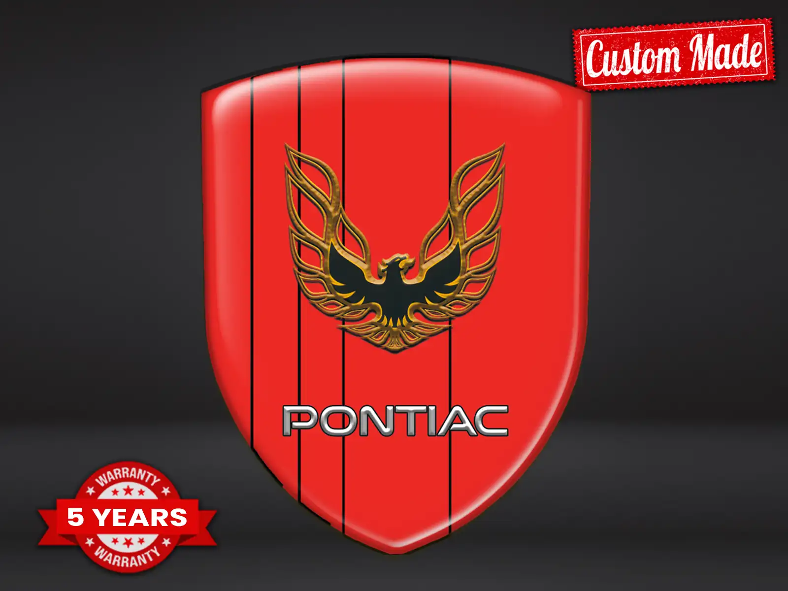Pontiac Pegatina Puerta Automática Deporte Estrella Personalizable